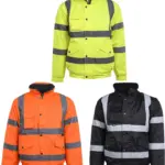 High Vis Bomber Jacket Reflective Waterproof Windproof High Visibility